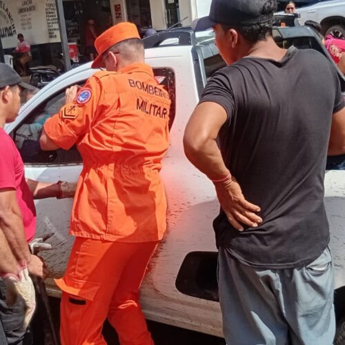 Idosa de 108 anos é resgatada pelos Bombeiros após ficar presa dentro de veículo em Itapiranga