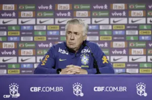 Ancelotti esboça time titular do Brasil para estreia na Copa do Mundo contra Marrocos